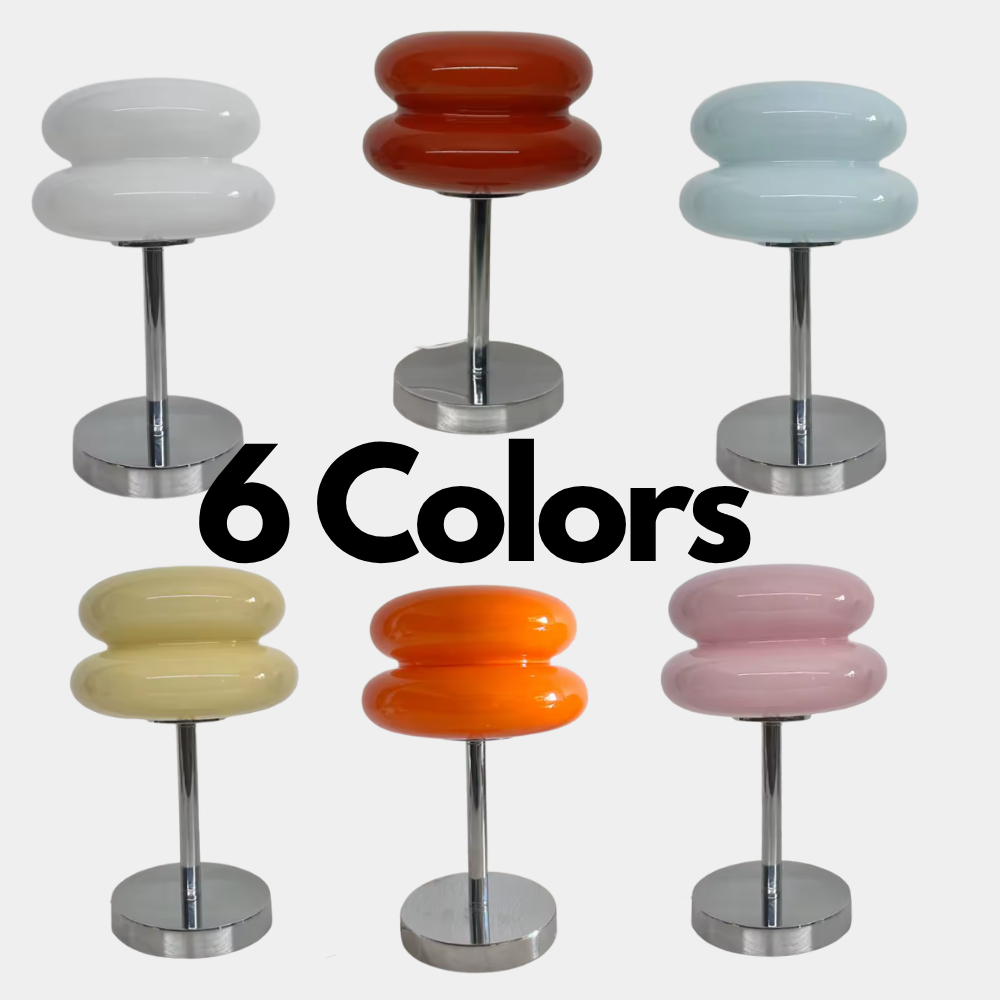 Glass Macaroon Table Lamp