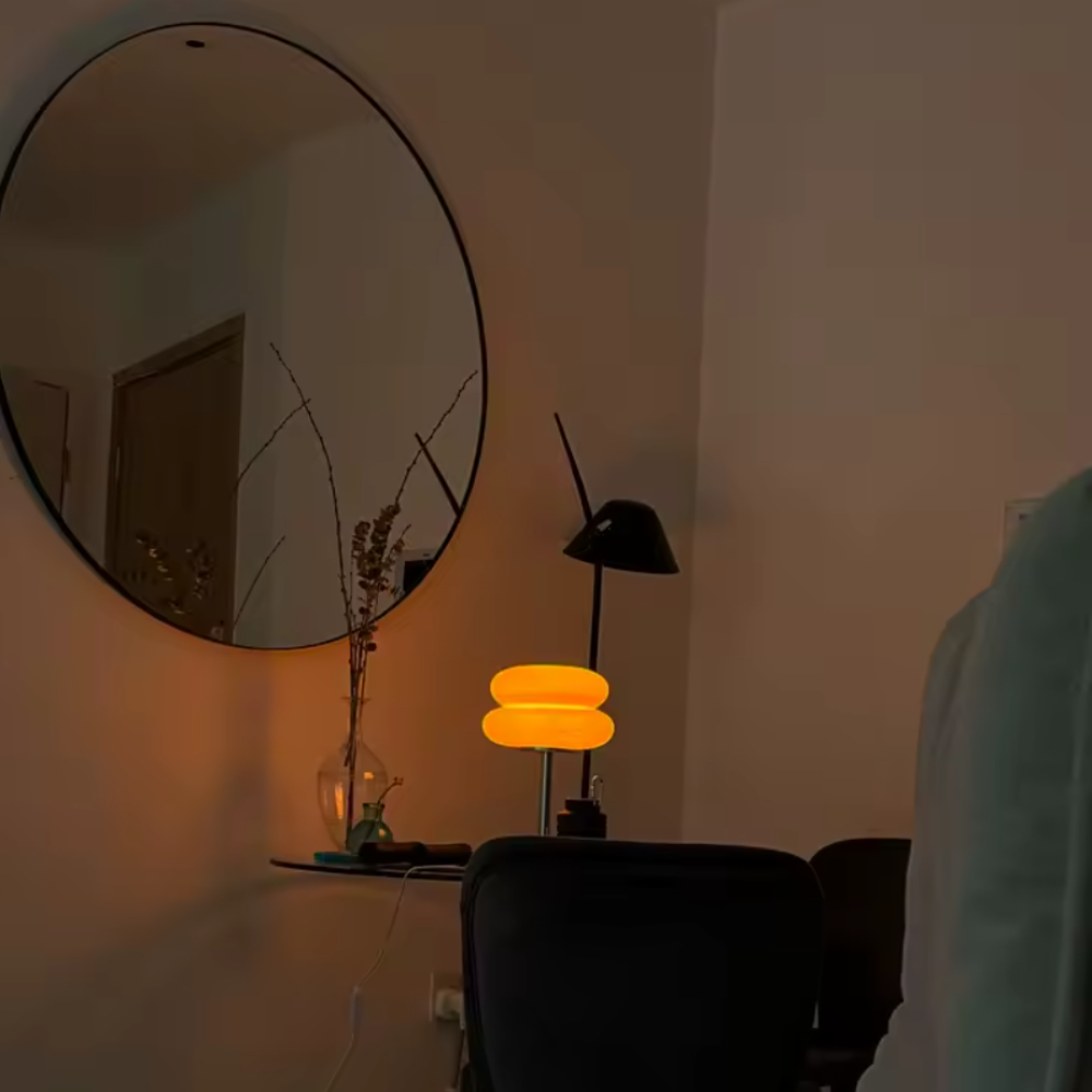 Glass Macaroon Table Lamp