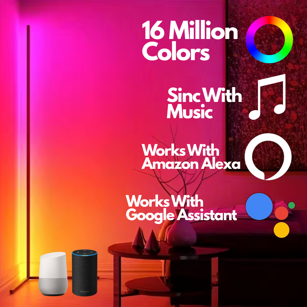 60-Inch Rgb Led Corner Lamp