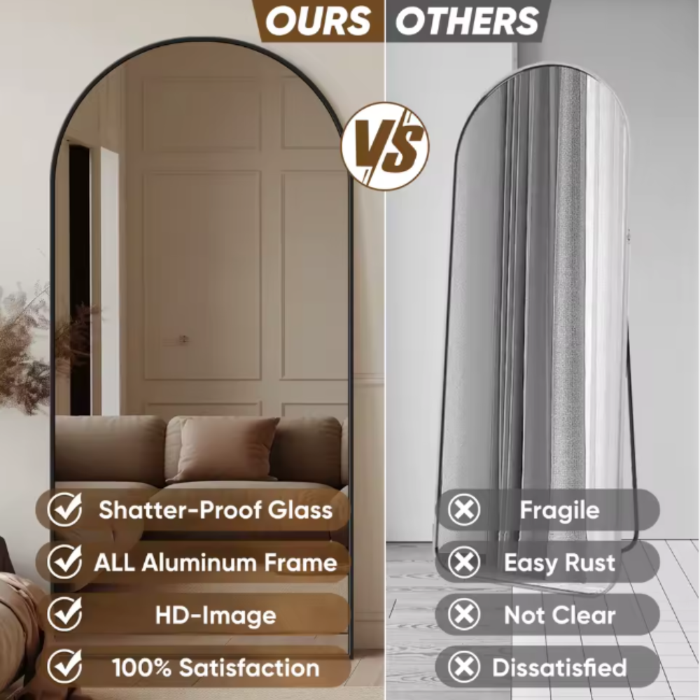 Arch Floor Mirror