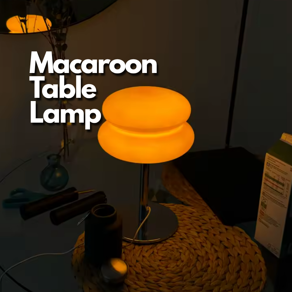 Glass Macaroon Table Lamp