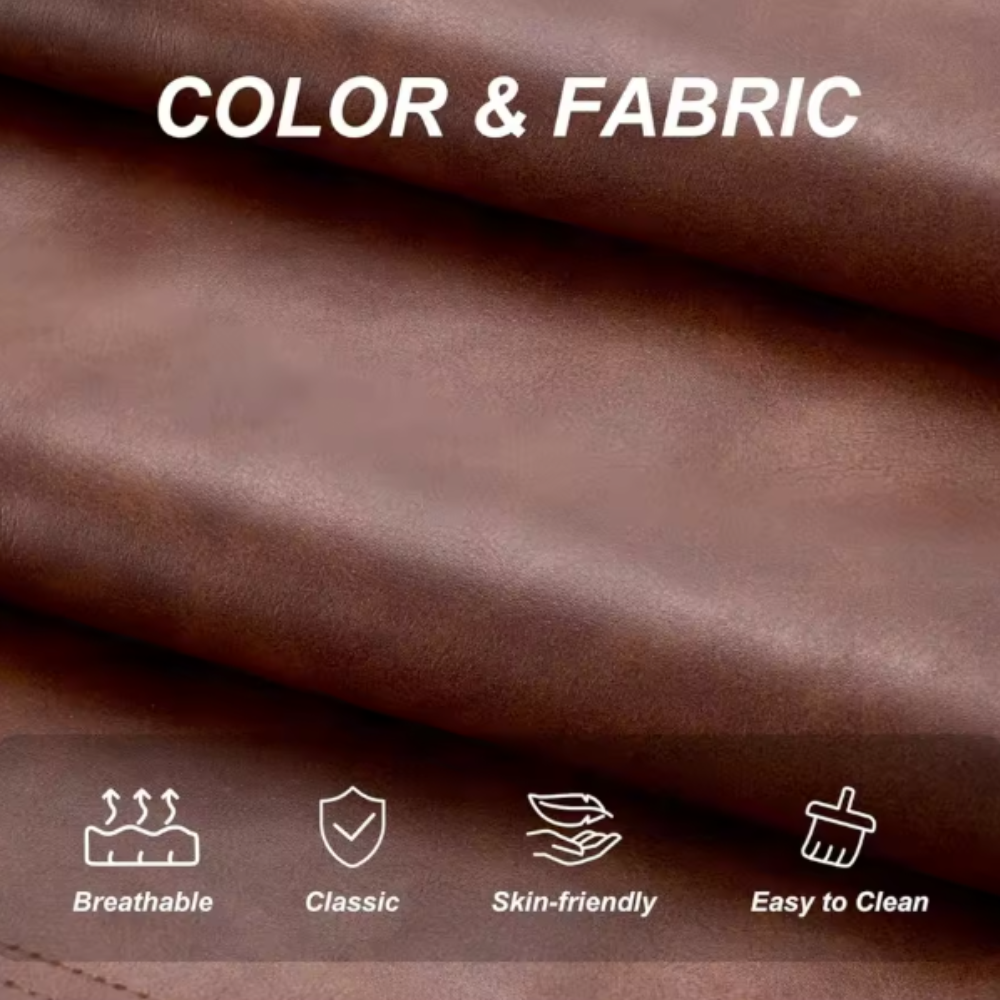 Brown Leather Bean Bag